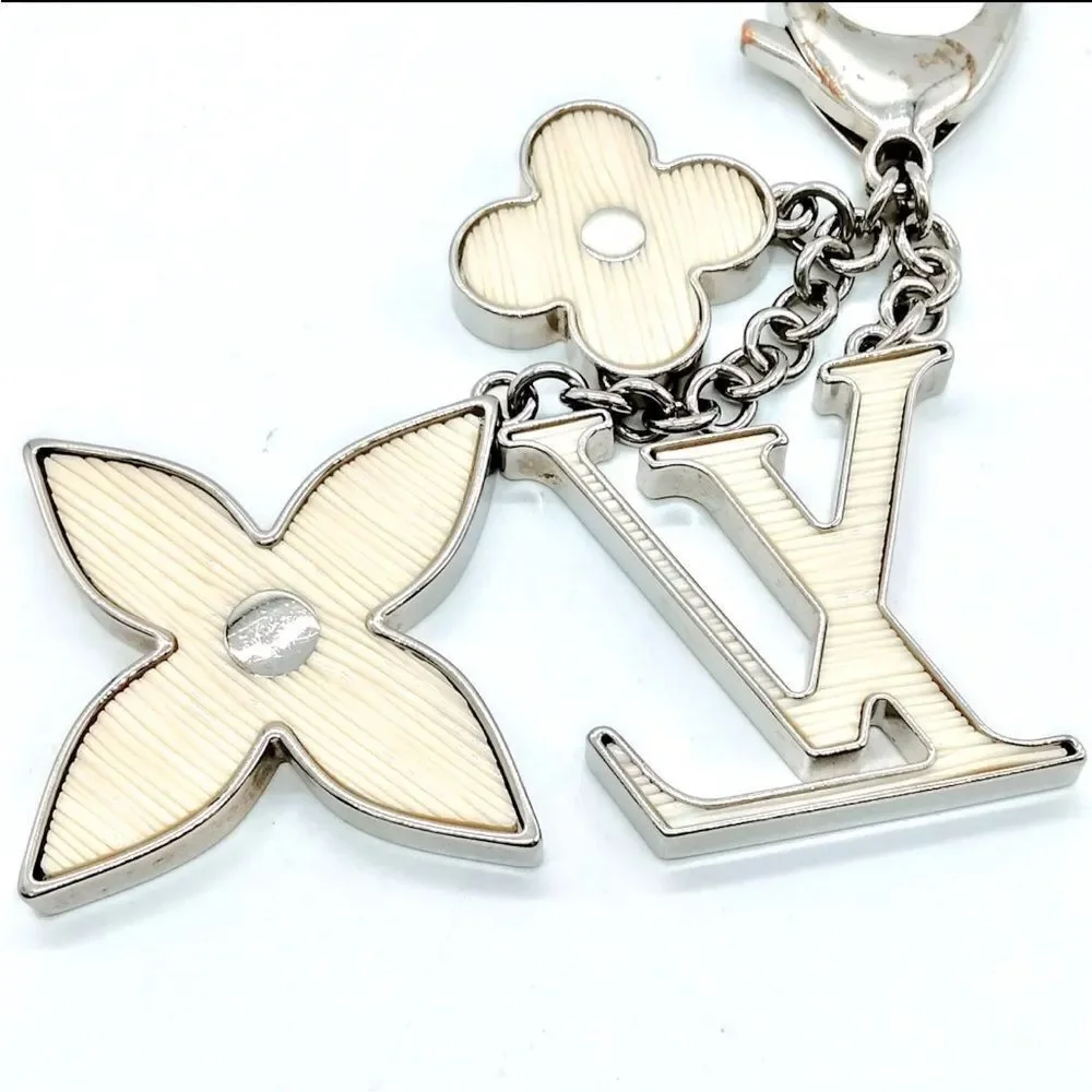 Auth Louis Vuitton LV Monogram Bijoux Sac Fluer Epi Key Chain Handbag Charms